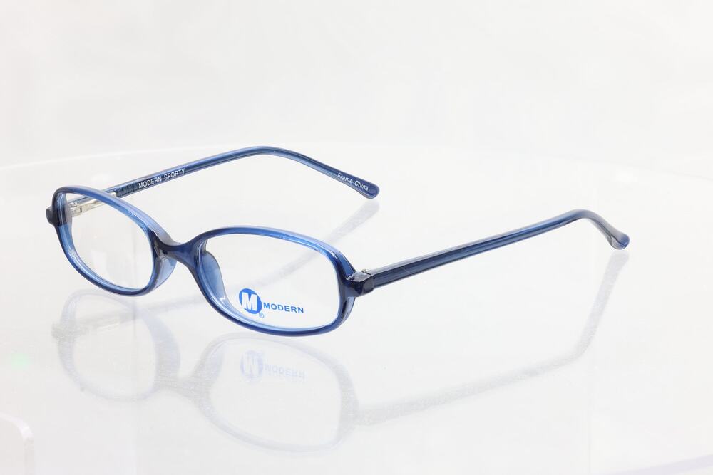 Modern Sporty Blue 46-17-130mm Eyeglass FRAMES ONLY - NEW/WITHOUT TAGS